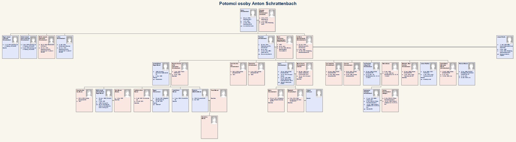 Potomci Antona Schrattenbacha