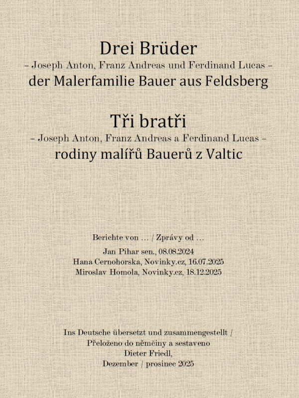 Tři bratři - Bauerové (CZ+D)